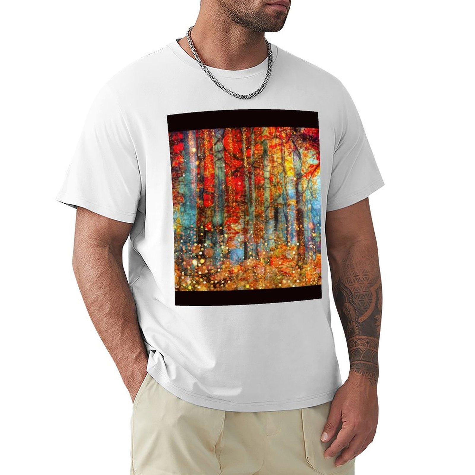 Golden Autumn TShirt quick drying new edition Funny tshirts fitted t shirts for men S