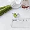 Серебряное кольцо с хризолітом 6.025ct, вес изделия 3,69 гр (2150343)