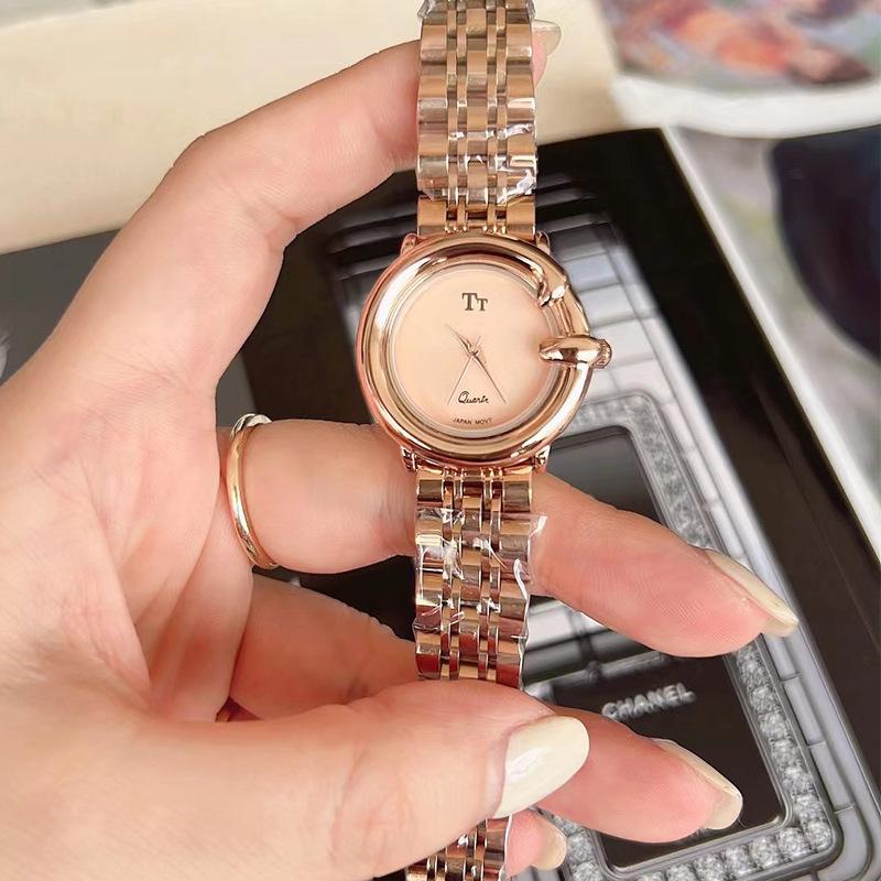 Vintage Niche Premium Small Antique Retro Steel Belt Watch Women'S Simple Quartz Watch Women'S Gift