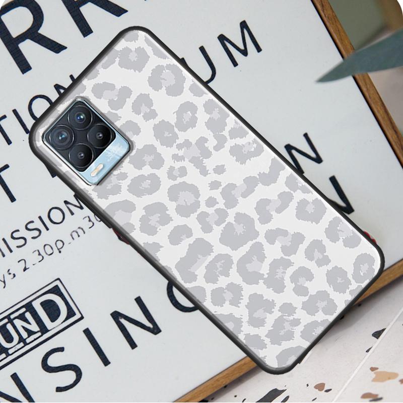 Leopard Print Black Cheetah Pattern For OnePlus 9 Pro 8T 9R Nord 2 Phone Case For Realme 6 7 8 Pro 8i GT Master GT Neo 2 C21