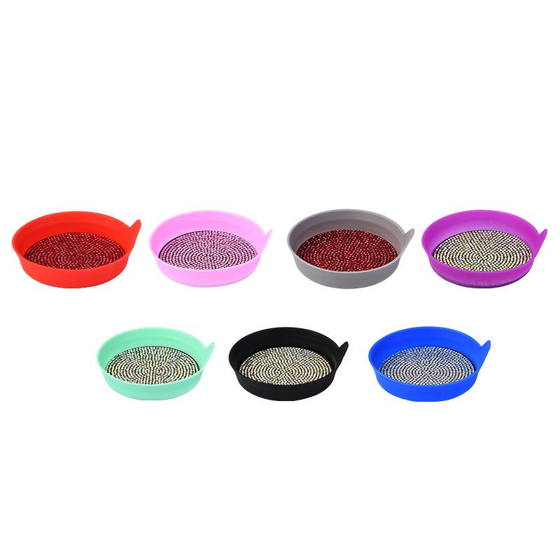 Exclusive Diamond Car Coaster: Non-slip, Heat-Resistant Silicone Cup Holder Pad