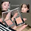Korean Style Dewy Nude Blusher Cream: Soft, Low Saturation for Brightening & Contouring.