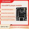MP3 Voice Chip with Easy Microcontroller Control Supports MP3 and WAV Decoding for Toy and Home Automation