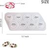 8Pcs Assorted Sizes Ring Silicone Mold For Resin Jewelry Resin Casting Mold US Size 5-12