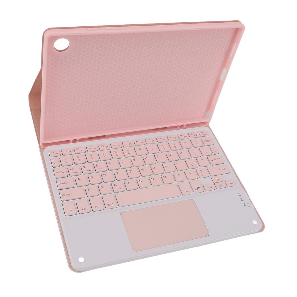 Case for Tab A8 Tablet Pink Soft TPU Precise Cutouts Pen Slot Tablet Case with Wireless Keyboard Mouse for Protection