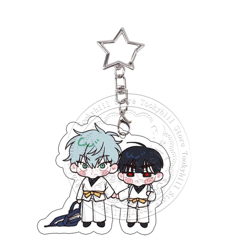 Alien Stage Acrylic Keychain Set Kawaii Exquisite Student Mizi Ivan & Till Luka Keyring Bag Pendant Charms Ivan Festival Gift