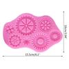 Gear Shape Handmade Food Grade Silicone Fondant Mold Chocolate Sugar Craft Paste Mold DIY Candle Resin Craft Baking Gift