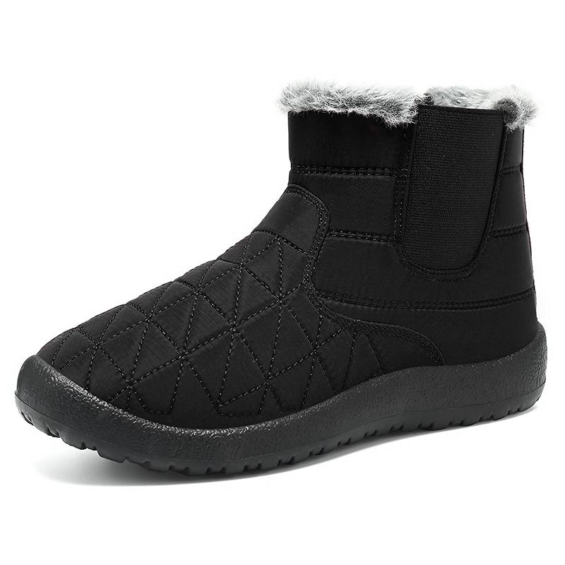 Snow Boots, Cotton Shoes, Cotton Boots with Fleece and Thickened, Women's Boots, Versatile Women's Shoes