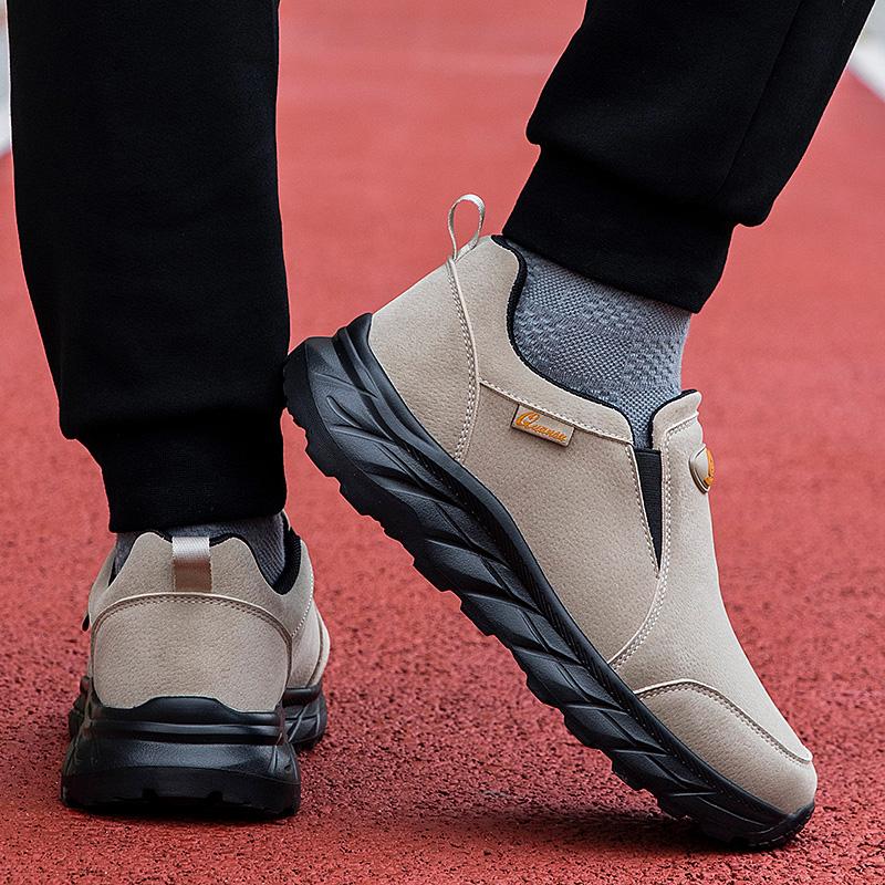 Men's Health Step Spring Outdoor Breathable Hiking Thick Soled Couple Sneakers Shoes Comfortable Lazy Set Casual Shoes 36-45