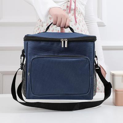 600d Oxford Cloth Torba na lunch wielokrotnego użytku Składana, szczelna, miękka, przenośna torba na zakupy na świeżym powietrzu