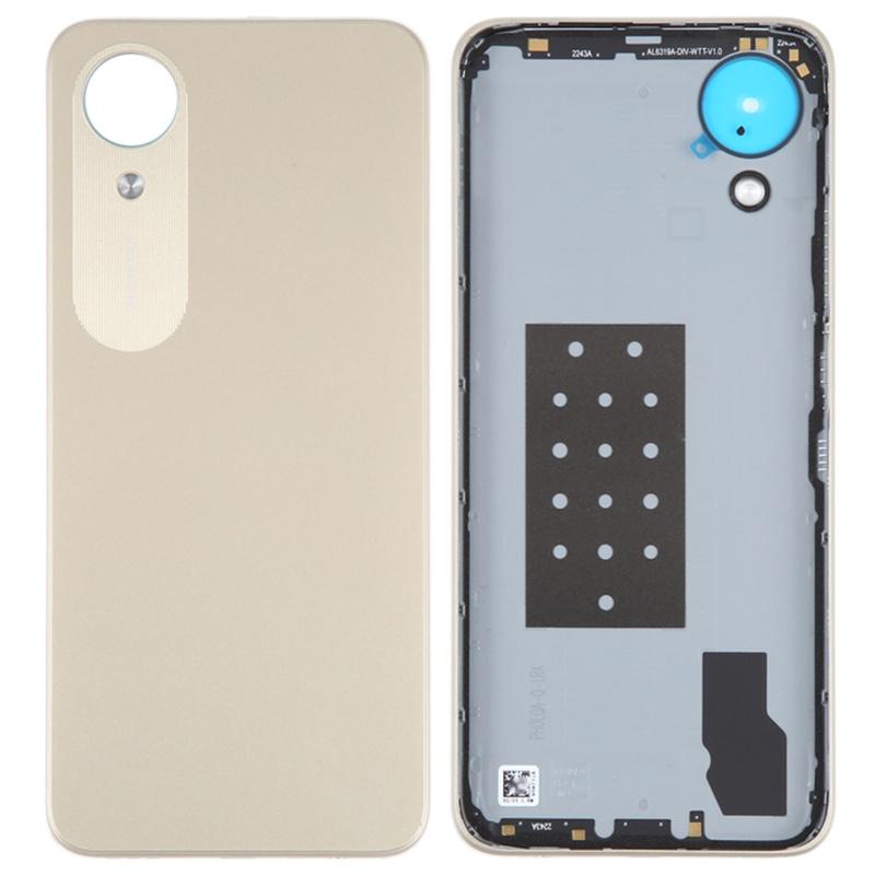 

For Oppo A17k 4G Battery Housing Back Cover Replacement Part Gold