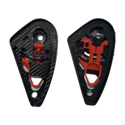 2Pcs Helmet Shield Base Lens Motorbike Accessories Side Plate Replace Parts for