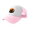 Bear Sunset Logo Mesh Trucker Hat Breathable Adjustable Baseball Cap Outdoor Adventure Style Unisex Fashion Headwear