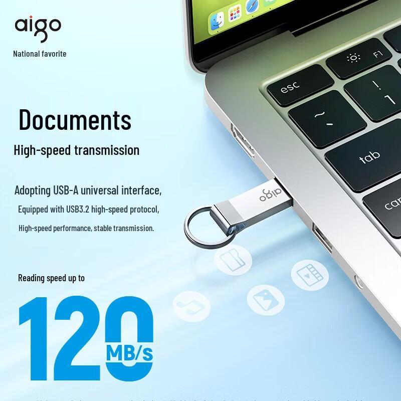aigo U310 32GB USB 3.2 High-Speed Metal Flash Drive