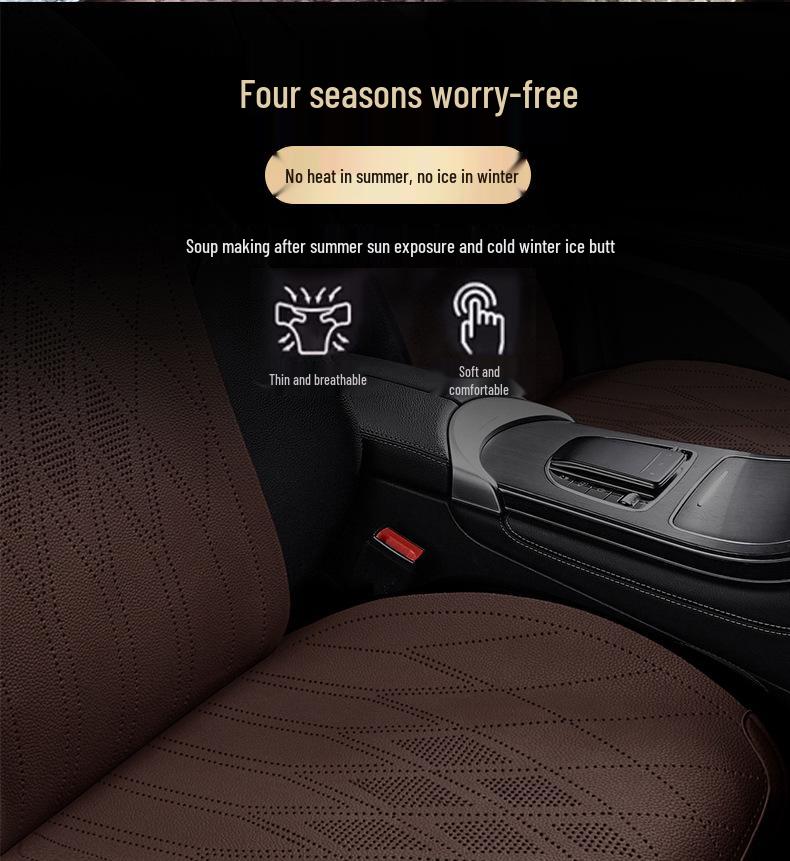 Geely Galaxy L6 Longteng Edition 60KMPLUS Genuine Leather Car Seat Cushion Cover