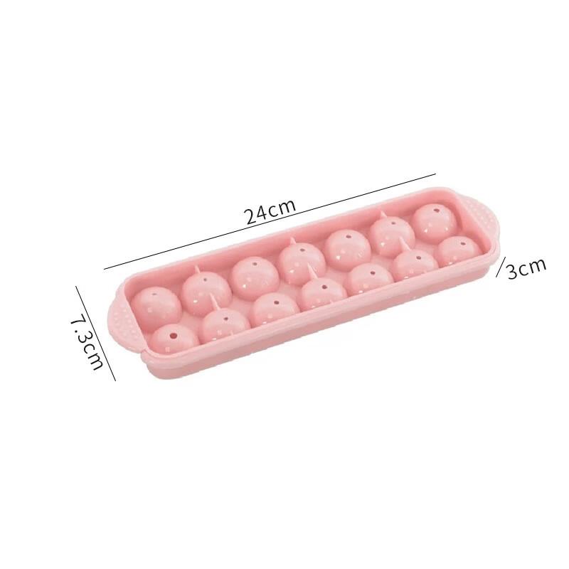 Lilang 14-Grid Small Round Ice Cube Tray