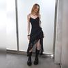 UNIFREE Lace Strap A-Line Dress