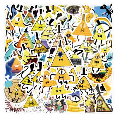 60 New Bill Cypher Graffiti Stickers Decorative Scooter Suitcase Notebook DIY Stickers