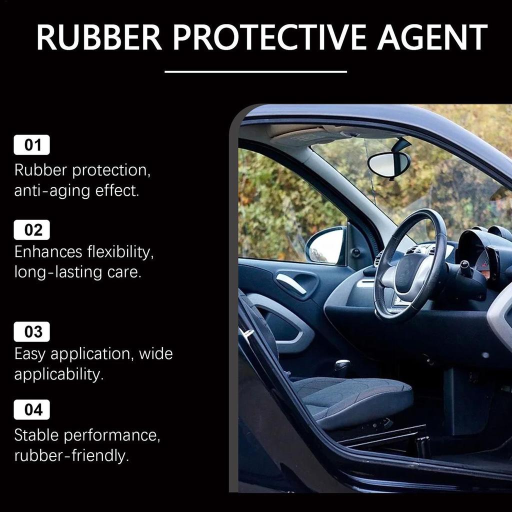Car Door Seal Conditioner Noise Elimination Automotive Interior Accessories Rubber Seal Conditioner And Protectant For Interior