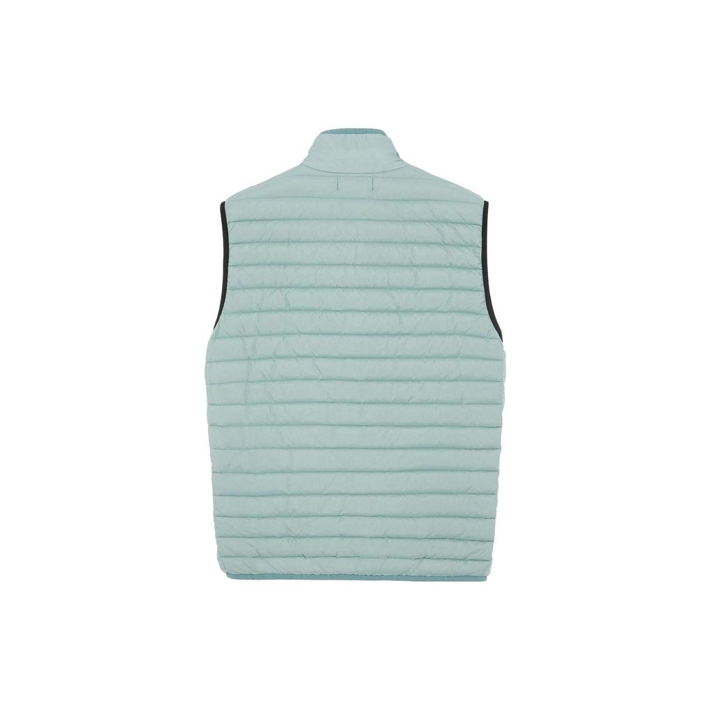 Stone Island Solid Color Logo Patch Quilted Stand Collar Vest Men vest 7815G0224-V0041