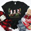 Womens Australian Kookaburra Bird Print TShirt Merry Christmas Australian Theme Tops Casual Blouse for Christmas Party Outfits