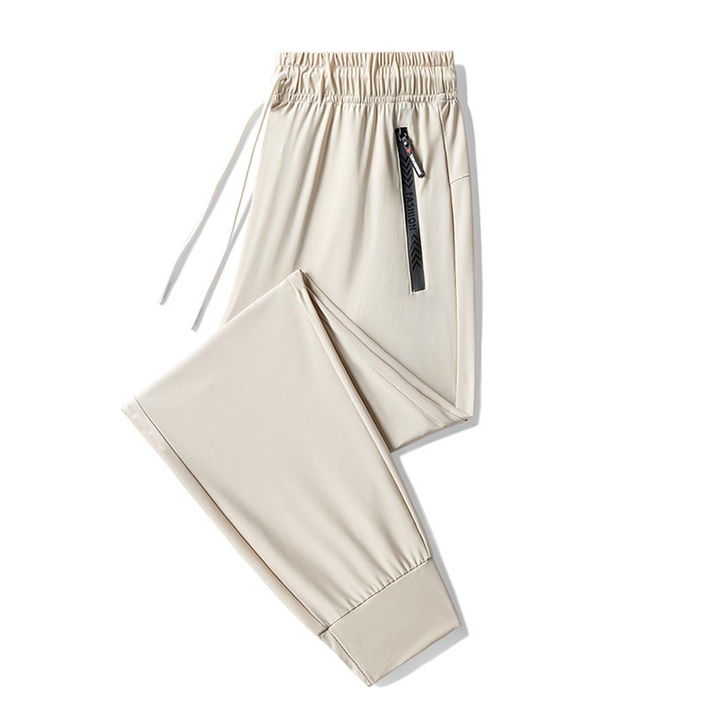 Women's Fashion Loose Casual  High Elastic Ice Silk Quick-drying Pants