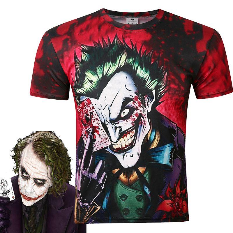 The Dark Knight Joker Batman 3d Printed Tee Soft Breathable And Easy To Clean