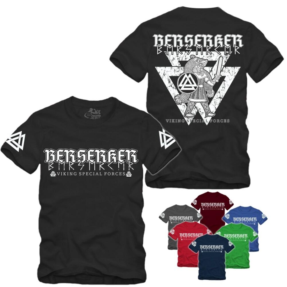 26 Viking - Berserker Special Forces - T-Shirt S-XXXXL Viking Ragnar Odin Thor- Unisex T-Shirt M