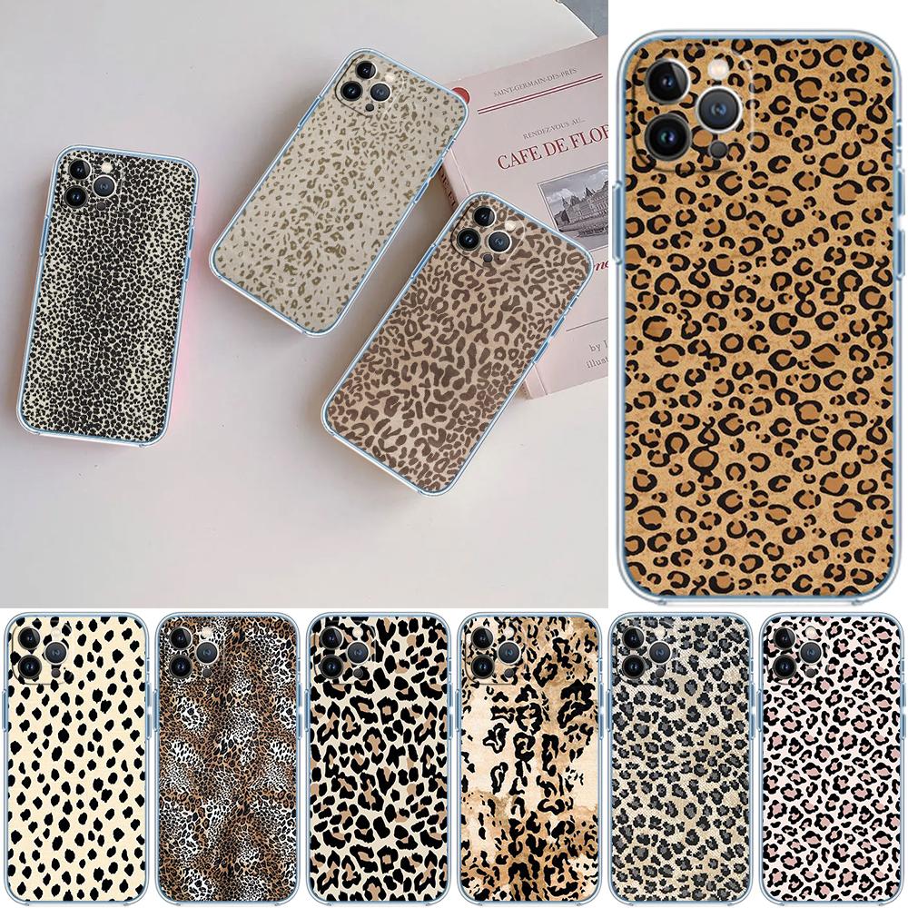 Luxury Leopard Phone Case for Motorola Moto E13 E15 E20 E22 22I E22S E30 E32 E40 E7 E7I G Plus Power Play Stylus G22 G14