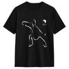 Tai Chi T-Shirt Sommer Baumwoll-T-Shirts Für Unisex Hippie Lässiges T-Shirt Kurzarm Street Style Oberteil Tees