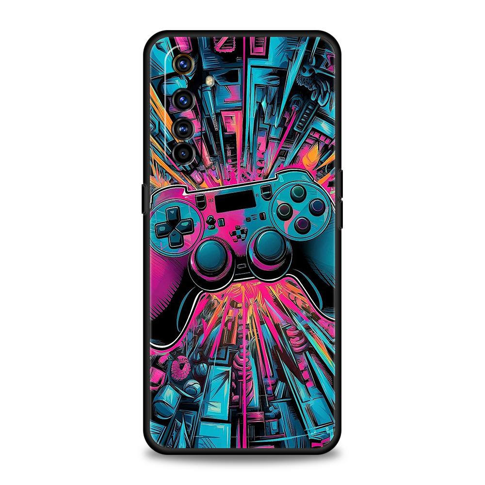 Etui Na Telefon Do Oppo A17 A31 A54 A57 A78 A79 A80 A98 Find X5 X6 Reno 7 8 10 11 12 13 F Pro Miękki Pokrowiec TPU Technologia Konsola Do Gier