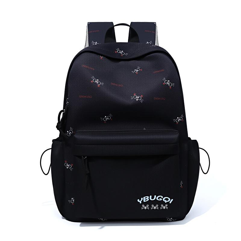 Schoolbag Cartoon Printing Travel Lightweight High-value Girls Schoolbag Large Capacity Ins Niche Non-collision Backpack