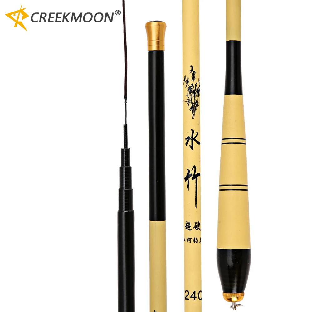 

Новое ультралегкое сверхжесткое удилище из углеволокна, телескопическое спиннинговое удилище 1,5м-6,3м, портативное карповое удилище для зимней рыбалки на льду 28MH 6.3 m