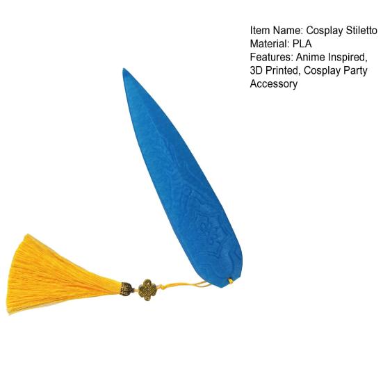 Hunter Cosplay Stiletto Prop Halloween Costume Party 3D Printed Anime