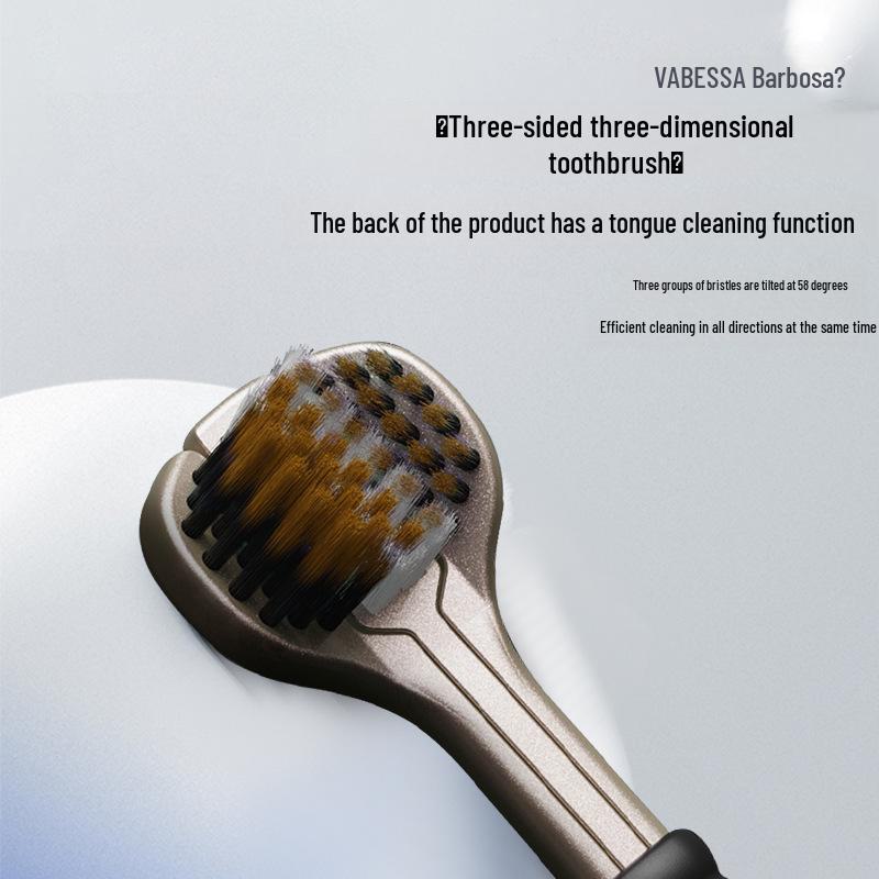 High-End U-Shaped Soft Bristle Toothbrush for Gum and Tongue Cleaning