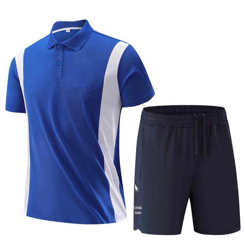 Summer Academy Parent-Child Sportswear Set - Short Sleeve Top & Shorts for Running, Training, Coaching, or Class Uniforms