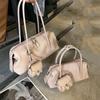 Niche bowling bag women's new versatile handbag large capacity baguette underarm pillow bag