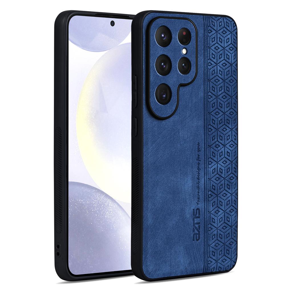 AZNS For Samsung Galaxy S25 Ultra Case Protective PU Leather Covered TPU Phone Shell