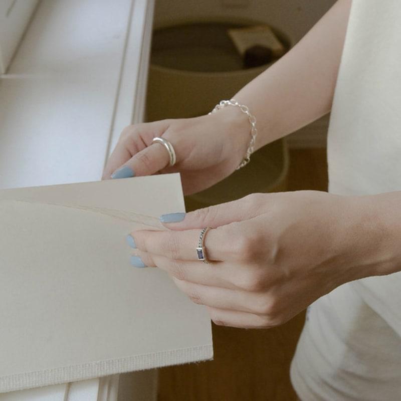 Retro Finger Tanzanite_SR293