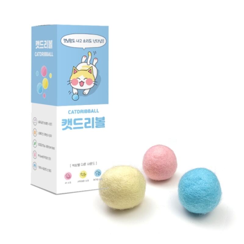 Catdriball Sound Cat Wool Ball Toy Cat Dribble (single item)