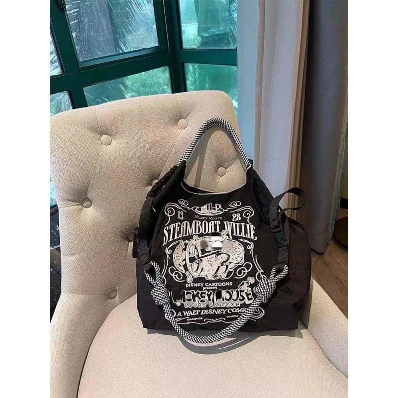 Summer embroidery ballchain eco-friendly bag ballchain shopping bag shoulder bag canvas tote bag