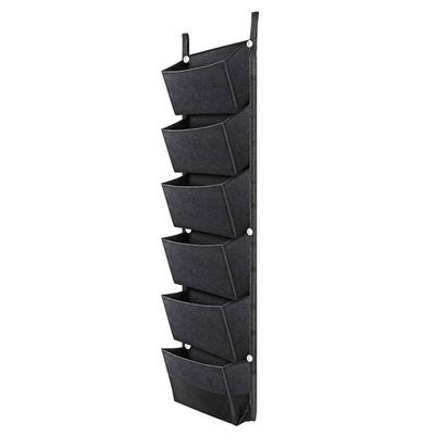 Hanging Planting Bags with 6 Pockets Vertical Gardening Flower Pots Planter Hanging Wall Garden Planting Bags