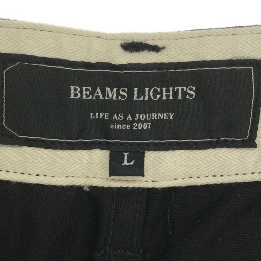 Unused BEAMS LIGHTS Made In Japan Cotton Pants L Tag Attached Button Fly Men's Used