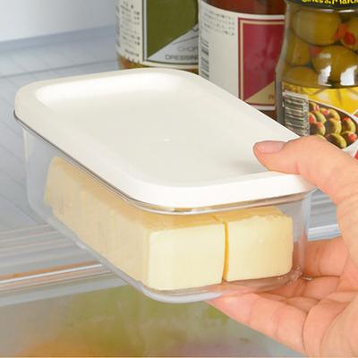 Butter Box Sealed Fresh-Keeping PE Cheese Keeper with Cutter Slicer for Kitchen