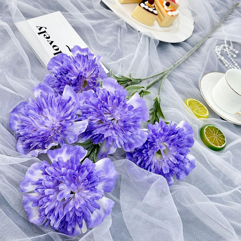 

Gaillardia Artificial Flower Aristata Wedding Hotel Restaurant Room Decoration фиолетовый