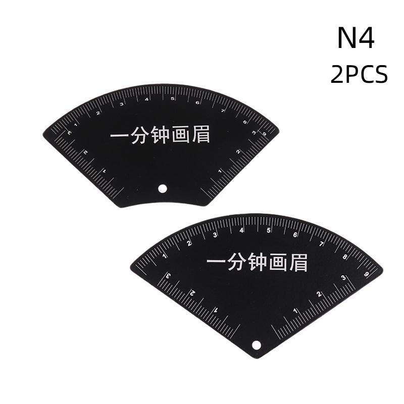 Stainless Steel Fast Drawing Eyebrow Design Ruler Microblading Mapping Tool Shaping Permanent Makeup Drawing Guide Ruler Tattoo