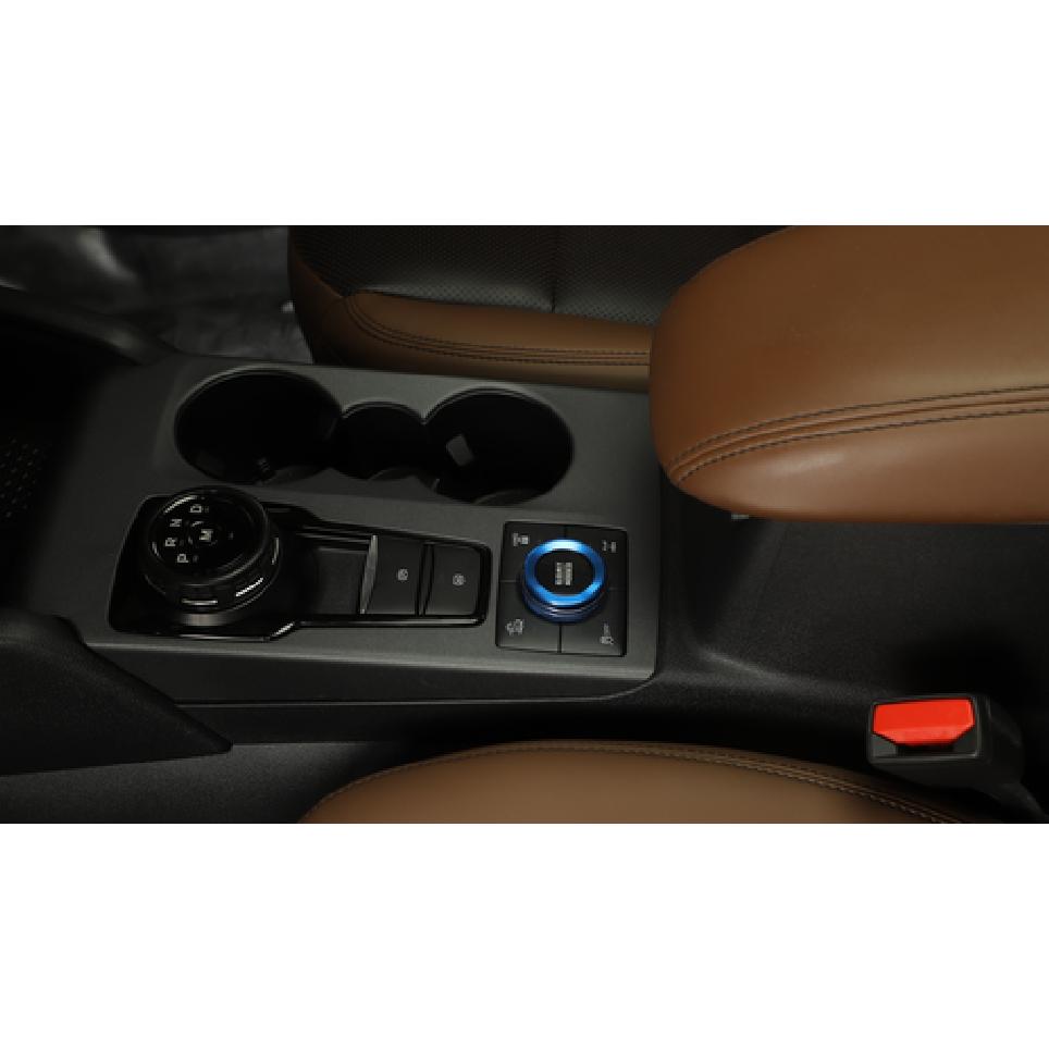 4WD Four-wheel Drive Knob Trim Cover Ring Aluminum Alloy for Bronco Sport +