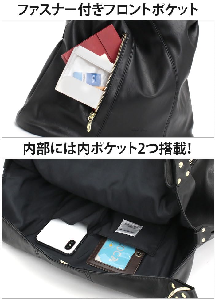 [Legato Largo] Faux Leather A4 Tote