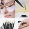 Black Makeup Eyelash Extension Tweezer Anti-Slip Stainless Steel Tweezer High Precision Clip For Eyebrow Woman Beauty Salon Tool