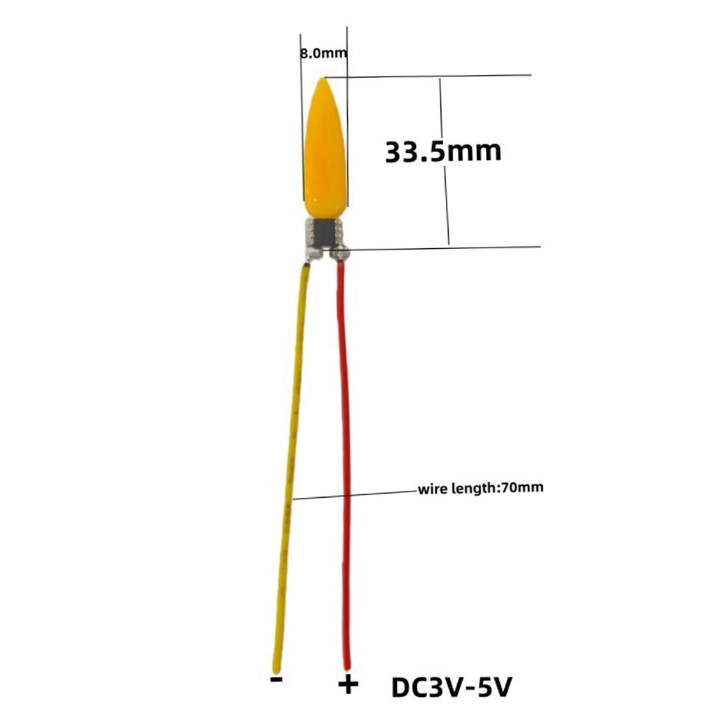 3/5/10PCS Flame Light Bulbs 2200K Diode Light Bulb Accessories LED Flame Effect Light Bulb for Christmas Party Decorations
